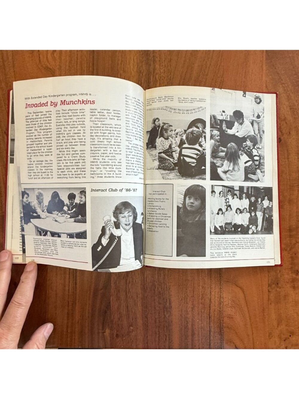 1987 Haddonfield Memorial High School NJ Yearbook Shield Signed Annual - Picture 9 of 9